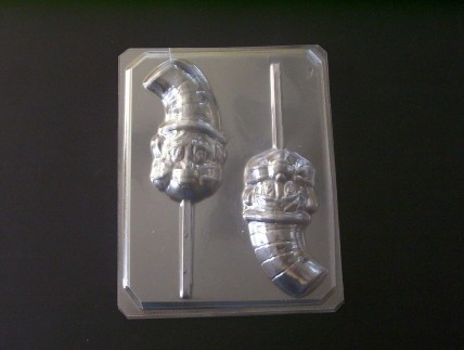 198sp Cat In A Hat Chocolate or Hard Candy Lollipop Mold